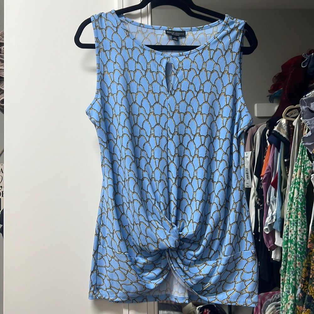 Blue blouse